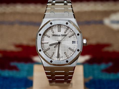 audemars piguet white watch|pre owned audemars.